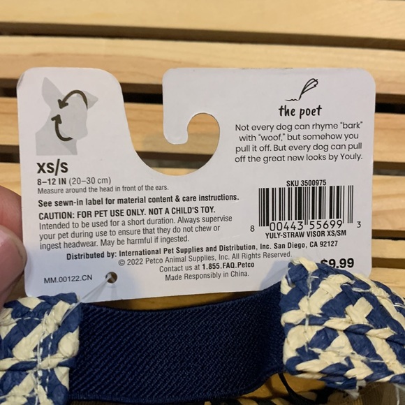 Youly Pet Hat NWT - Picture 4 of 6